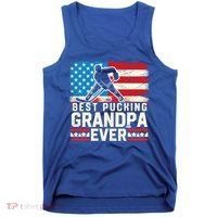 Best Pucking Grandpa Ever Gift Hockey Lover Gift Tank Top thumb 0