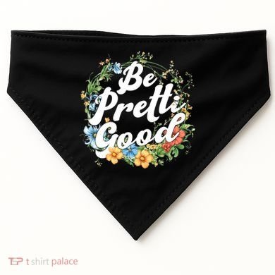 Be Pretti Good Anti ICE Boho Flowers USA-Made Doggie Bandana