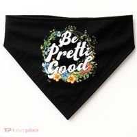 Be Pretti Good Anti ICE Boho Flowers USA-Made Doggie Bandana thumb 0