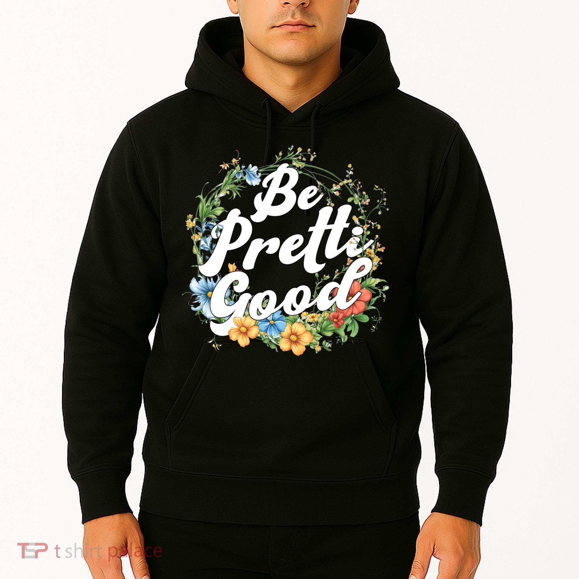 Be Pretti Good Anti ICE Boho Flowers Hoodie
