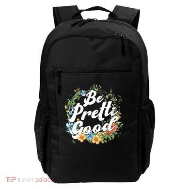 Be Pretti Good Anti ICE Boho Flowers Backpack