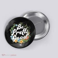 Be Pretti Good Anti ICE Boho Flowers Button thumb 0