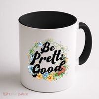 Be Pretti Good Anti ICE Boho Flowers Coffee Mug thumb 1