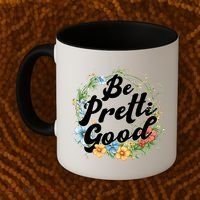 Be Pretti Good Anti ICE Boho Flowers Coffee Mug thumb 2