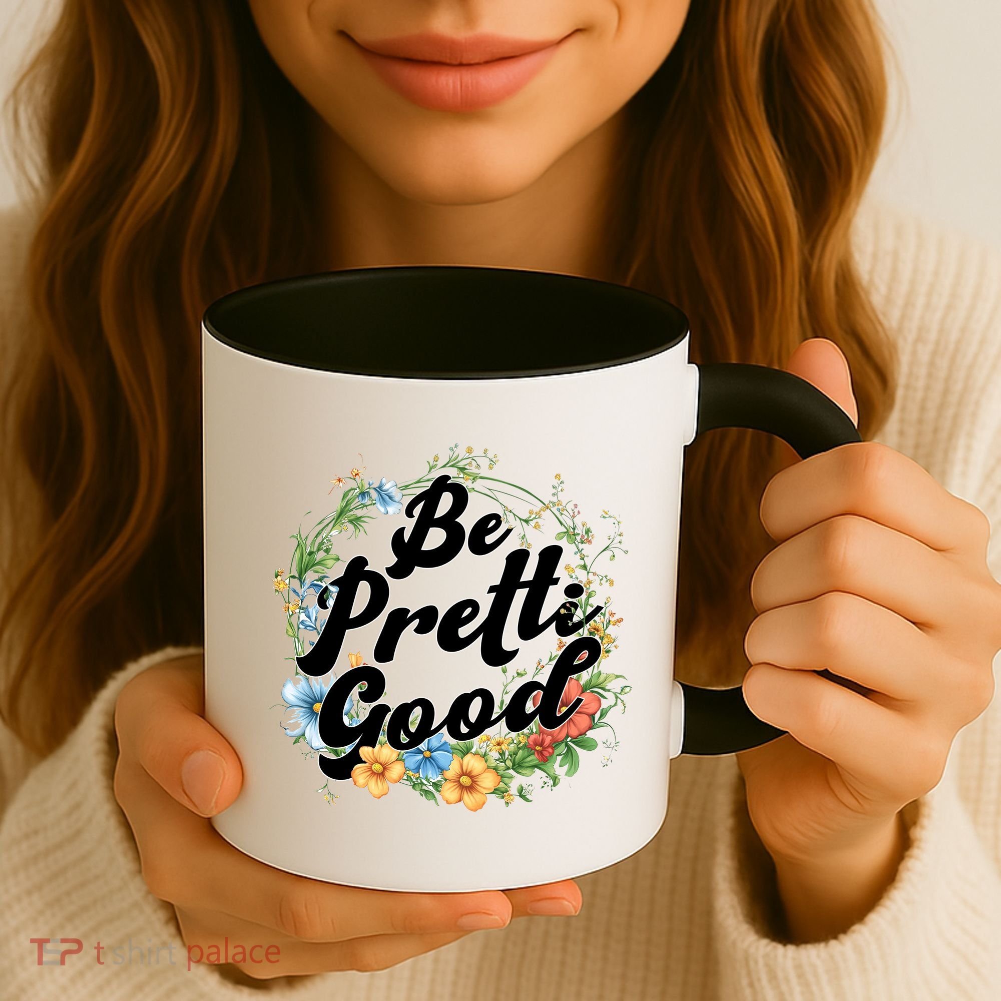 Be Pretti Good Anti ICE Boho Flowers Coffee Mug