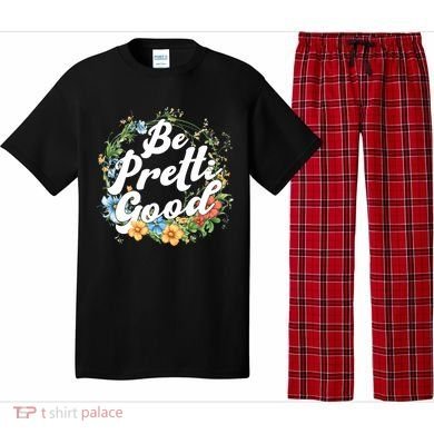 Be Pretti Good Anti ICE Boho Flowers Pajama Set