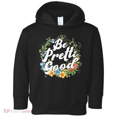 Be Pretti Good Anti ICE Boho Flowers Toddler Hoodie