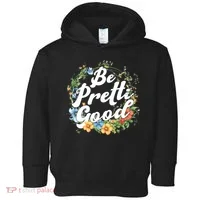 Be Pretti Good Anti ICE Boho Flowers Toddler Hoodie thumb 0