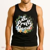 Be Pretti Good Anti ICE Boho Flowers Tank Top thumb 3