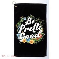 Be Pretti Good Anti ICE Boho Flowers Golf Towel thumb 0