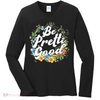 Be Pretti Good Anti ICE Boho Flowers Women's Long Sleeve Shirt thumb 0