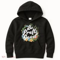 Be Pretti Good Anti ICE Boho Flowers Kids Hoodie thumb 0
