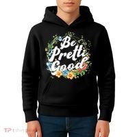 Be Pretti Good Anti ICE Boho Flowers Kids Hoodie thumb 4