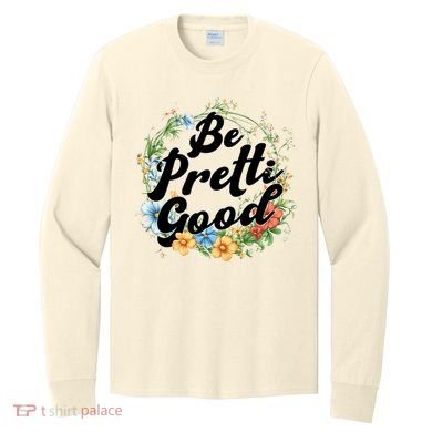 Be Pretti Good Anti ICE Boho Flowers Long Sleeve Shirt