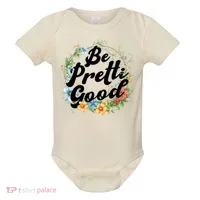 Be Pretti Good Anti ICE Boho Flowers Baby Bodysuit thumb 0
