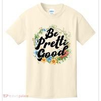 Be Pretti Good Anti ICE Boho Flowers Kids T-Shirt thumb 0