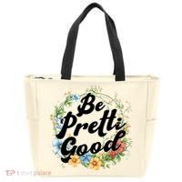 Be Pretti Good Anti ICE Boho Flowers Tote Bag thumb 0