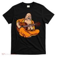 Buddha Playing Guitar Zen Yoga Meditation Funny Namaste T-Shirt thumb 0