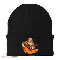 Buddha Playing Guitar Zen Yoga Meditation Funny Namaste Beanie thumb 0