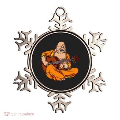 Buddha Playing Guitar Zen Yoga Meditation Funny Namaste Ornament