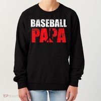 Baseball Papa Grandpa Fans Gift Women's Sweatshirt thumb 0