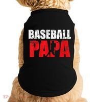 Baseball Papa Grandpa Fans Gift Doggie Tank thumb 0