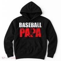 Baseball Papa Grandpa Fans Gift Hoodie thumb 0