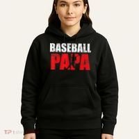 Baseball Papa Grandpa Fans Gift Hoodie thumb 5