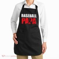 Baseball Papa Grandpa Fans Gift Apron thumb 2