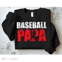 Baseball Papa Grandpa Fans Gift Sweatshirt thumb 2