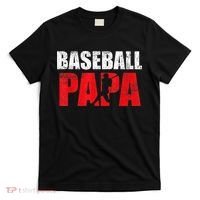 Baseball Papa Grandpa Fans Gift T-Shirt thumb 0