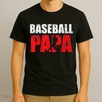 Baseball Papa Grandpa Fans Gift T-Shirt thumb 3