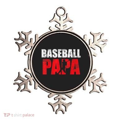 Baseball Papa Grandpa Fans Gift Ornament