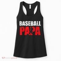 Baseball Papa Grandpa Fans Gift Women's Tank Top thumb 0
