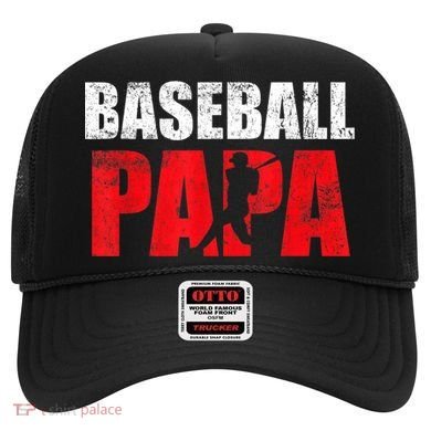 Baseball Papa Grandpa Fans Gift Hat