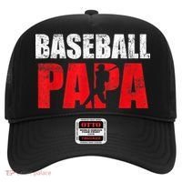 Baseball Papa Grandpa Fans Gift Hat thumb 0