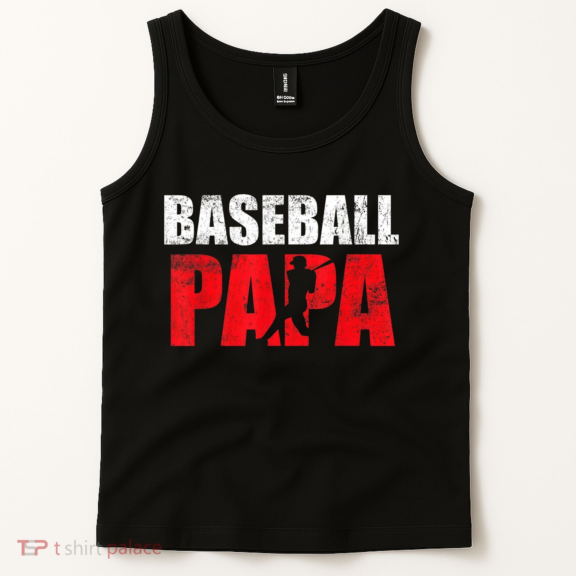 Baseball Papa Grandpa Fans Gift Tank Top