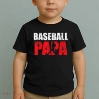 Baseball Papa Grandpa Fans Gift Toddler T-Shirt thumb 2