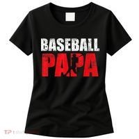 Baseball Papa Grandpa Fans Gift Women's T-Shirt thumb 0