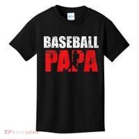 Baseball Papa Grandpa Fans Gift Kids T-Shirt thumb 0