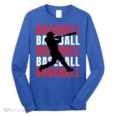 Baseball Player Gift Long Sleeve Shirt