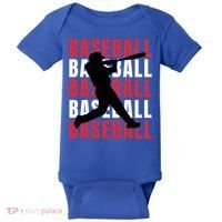 Baseball Player Gift Baby Bodysuit thumb 0