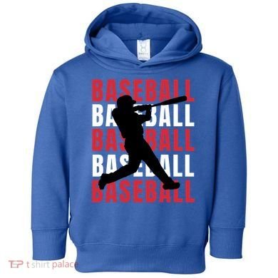 Baseball Player Gift Toddler Hoodie