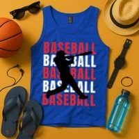Baseball Player Gift Tank Top thumb 4