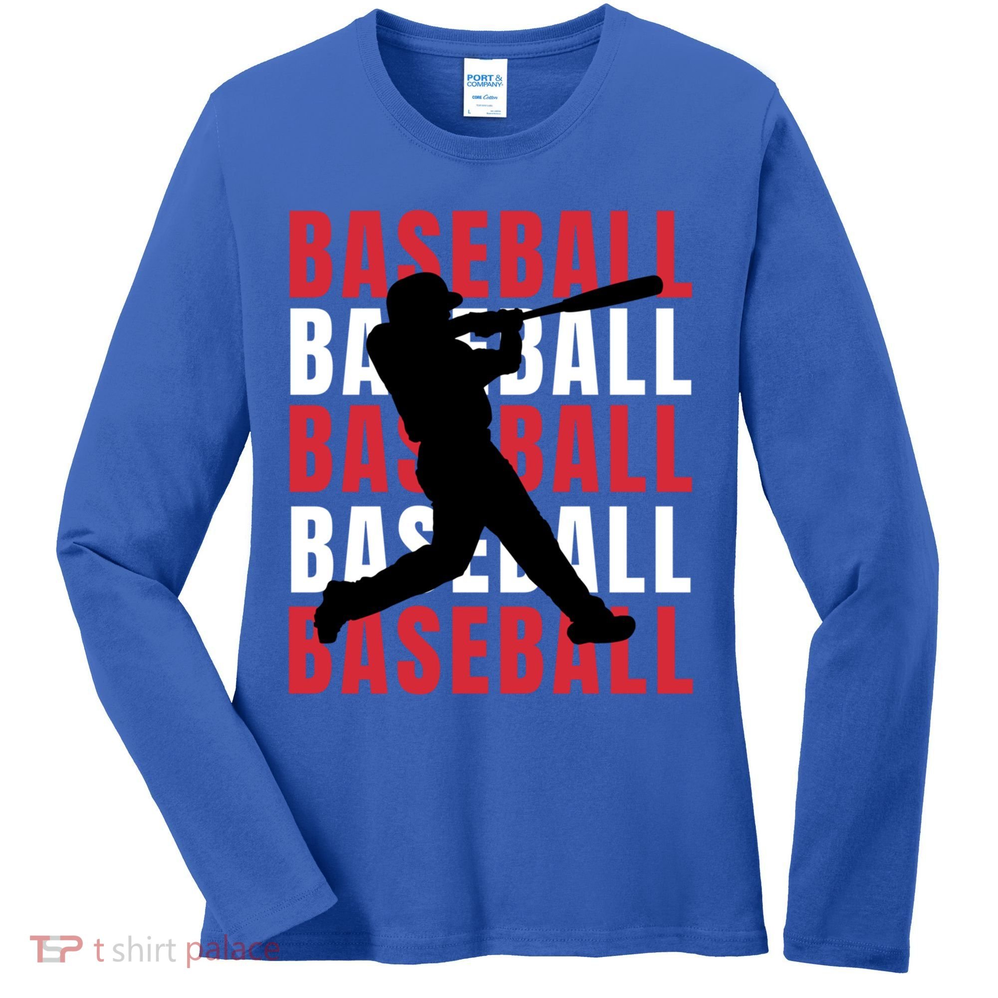 Baseball Player Gift Women's Long Sleeve Shirt