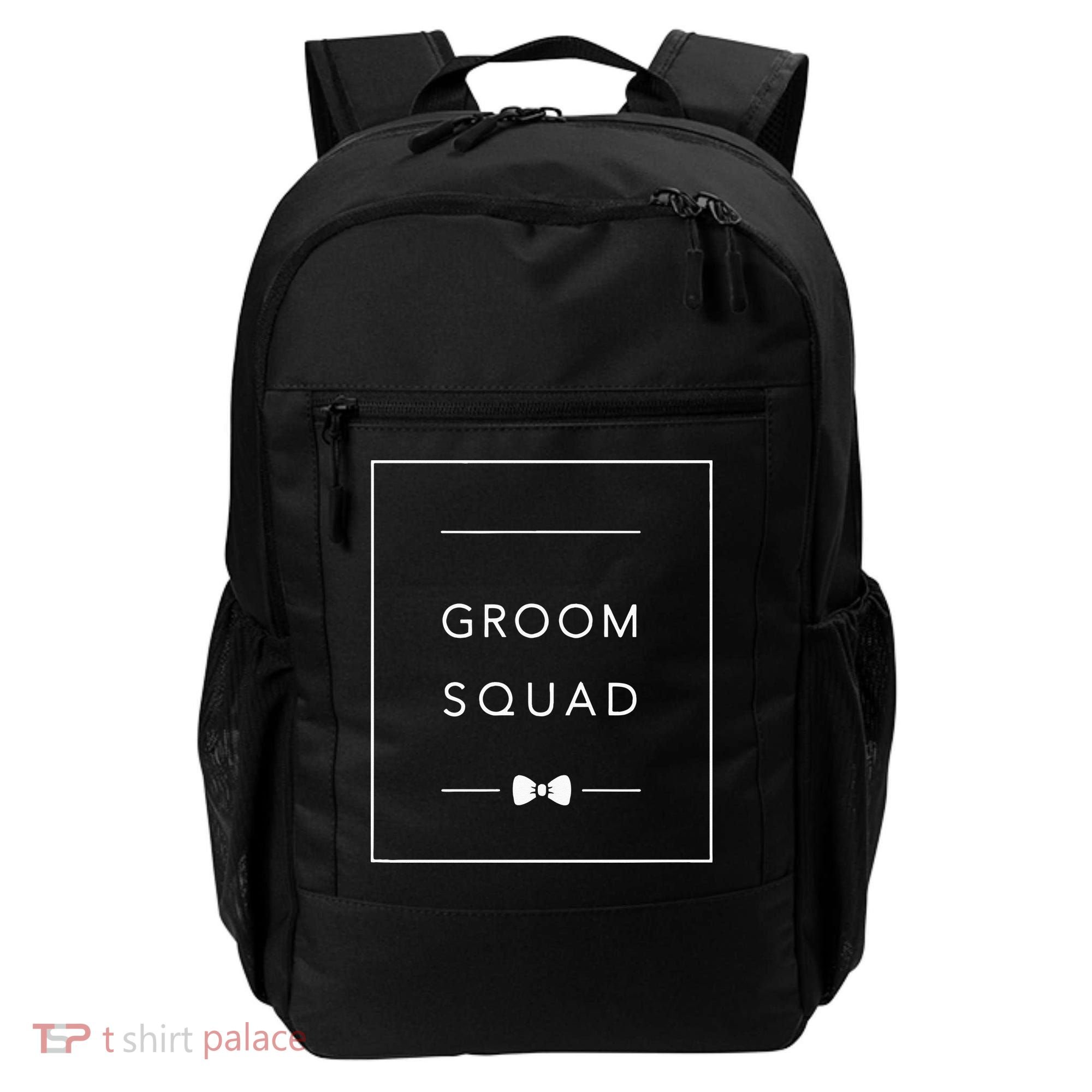 Bachelor Party Groom Squad Matching Groomsmen Backpack