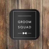 Bachelor Party Groom Squad Matching Groomsmen Coaster thumb 0