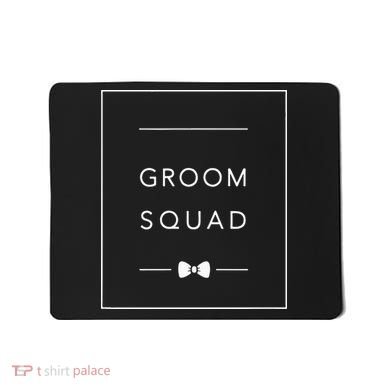 Bachelor Party Groom Squad Matching Groomsmen Mousepad