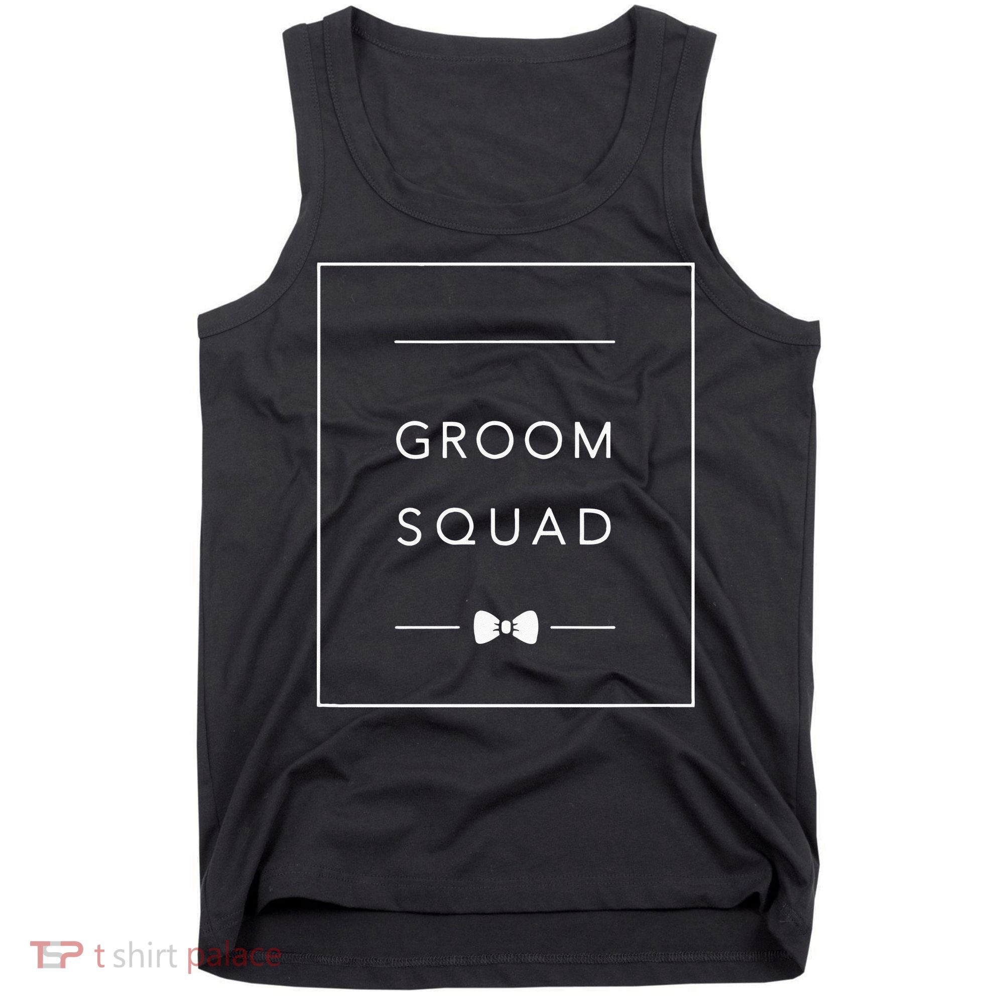Bachelor Party Groom Squad Matching Groomsmen Tank Top