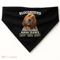 Bloodhound Professional Human Trainer Cute Dog USA-Made Doggie Bandana thumb 0